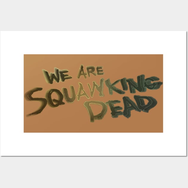 FearTWDseason5B LOGO Wall Art by SQUAWKING DEAD